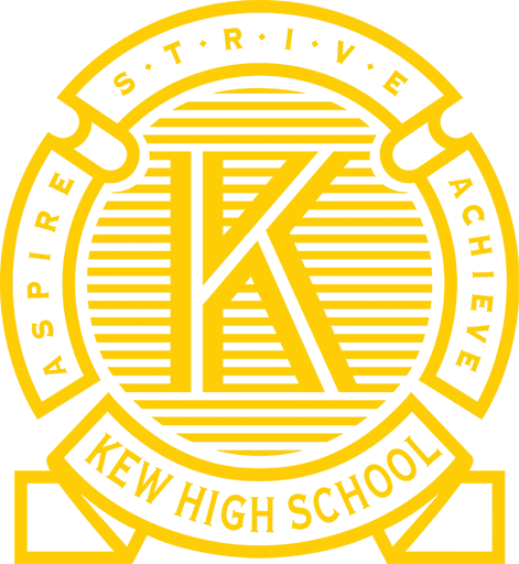 kew-high-school-logo-gold