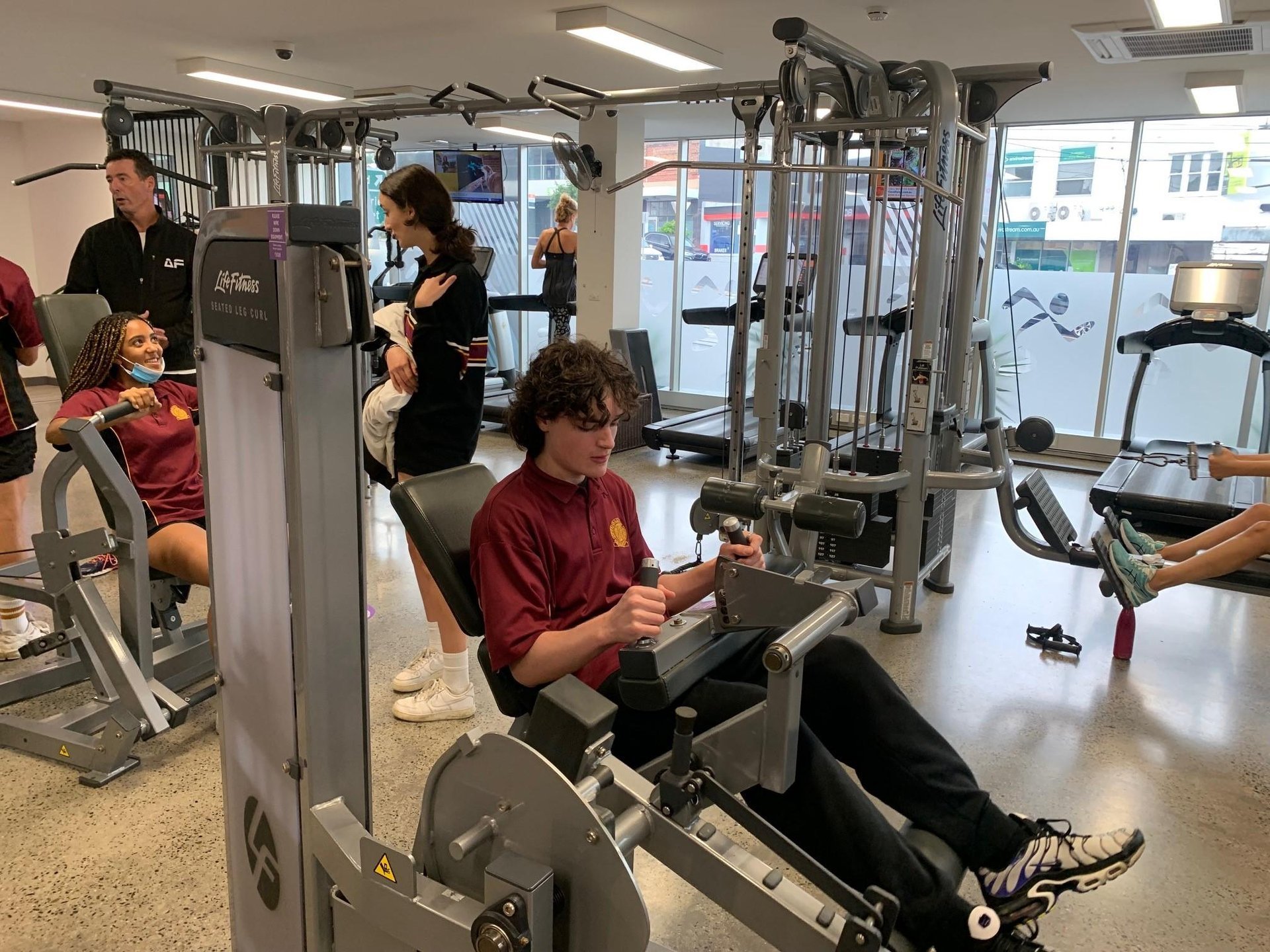 Anytime Fitness gym, Year 11 PE Kew High School